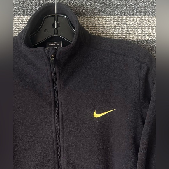 Nike Therma-Fit Women’s Black Full Zip Fleece Jacket Size Large EUC - Picture 2 of 6